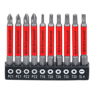 BGS Antirutsch-Bit-Satz, magnetisch, 70 mm, 10-tlg.