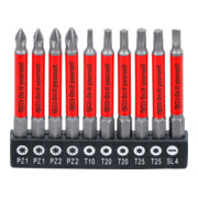 BGS Antislip bitset, magnetisch, 70 mm, 10-dlg.