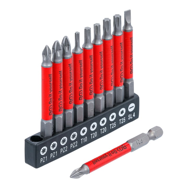 BGS Antislip bitset, magnetisch, 70 mm, 10-dlg.