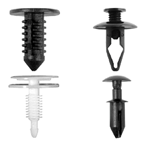 BGS Assortiment bevestigingsclips voor Ford, Mazda, GM, Chrylser & Nissan | 415-dlg.