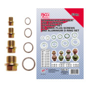 BGS Assortiment carterpluggen en aluminium afdichtringen | 534-dlg.