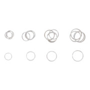 BGS Assortiment de bagues à clés 20 pièces-4