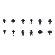 BGS Assortiment de chevilles d’écartement pour Mazda, Honda, Ford, Nissan & VW 240 pièces-2