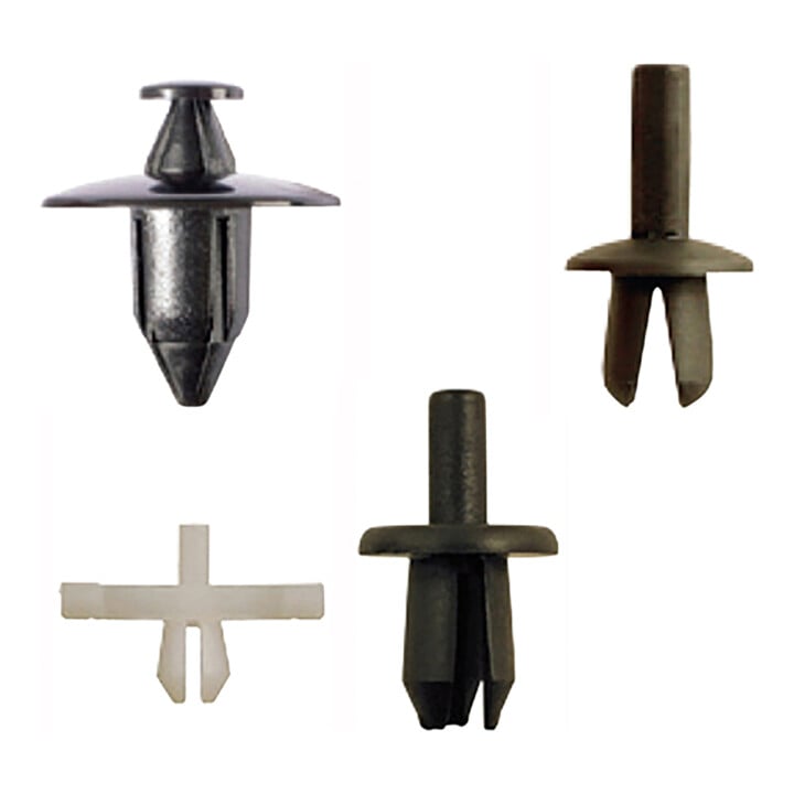 BGS Assortiment de clips de fixation automobiles pour Volvo 350 pièces