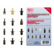 BGS Assortiment de clips de fixation automobiles pour VW, Audi, Volvo, Chrysler, Ford & Mercedes-Benz 350 pièces-1