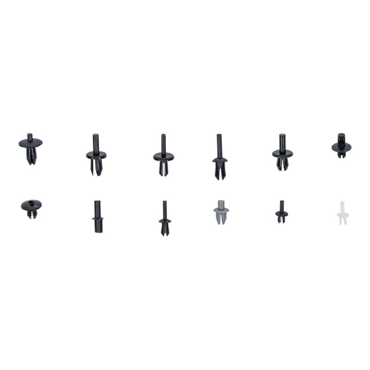 BGS Assortiment de clips de fixation automobiles pour VW, Audi, Volvo, Chrysler, Ford & Mercedes-Benz 350 pièces