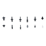 BGS Assortiment de clips de fixation automobiles pour VW, Audi, Volvo, Chrysler, Ford & Mercedes-Benz 350 pièces-5