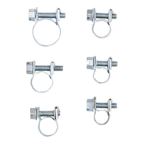 BGS Assortiment de colliers de tuyau Ø 6 - 16 mm 30 pièces