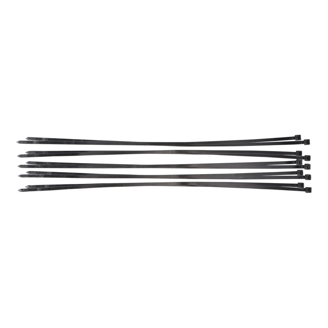 BGS Assortiment de colliers plastique noir 8,0 x 700 mm 10 pièces