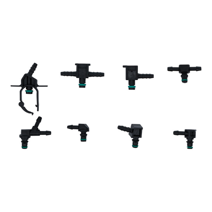 BGS Assortiment de connecteurs de conduite de retour diesel 85 pcs.