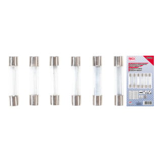 BGS Assortiment de fusibles en verre 120 pièces