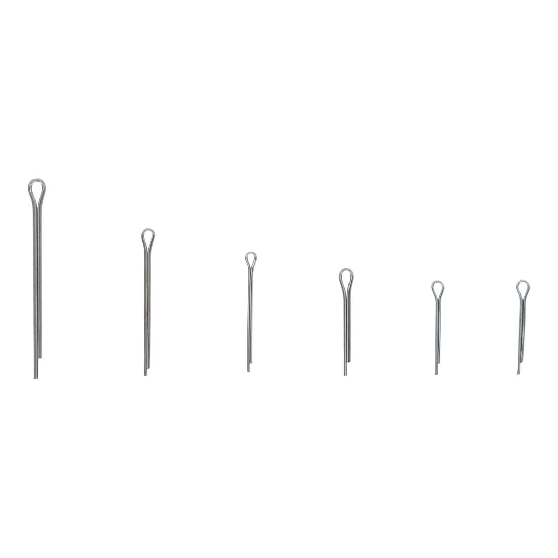 BGS Assortiment de goupilles, acier inoxydable, Ø 1,6 - 4,0 mm, 555 pièces