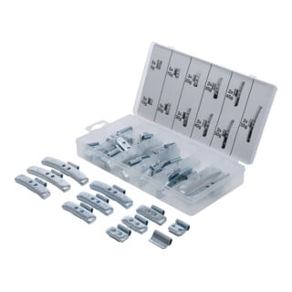 BGS Assortiment de poids d’équilibrage 36 pièces