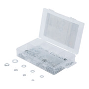 BGS Assortiment de ressorts et rondelles, Ø 4 - 8 mm, 250 pièces