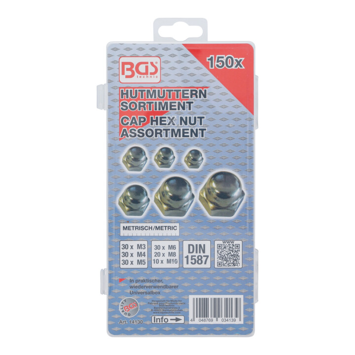 BGS Assortiment de rivets pop 150 pièces
