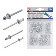 BGS Assortiment de rivets pop Ø 2,4 - 4,8 mm 100 pièces-1