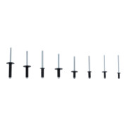 BGS Assortiment de rivets pop aluminium 3,2 - 4,8 mm 200 pièces-3