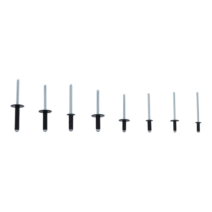 BGS Assortiment de rivets pop aluminium 3,2 - 4,8 mm 200 pièces