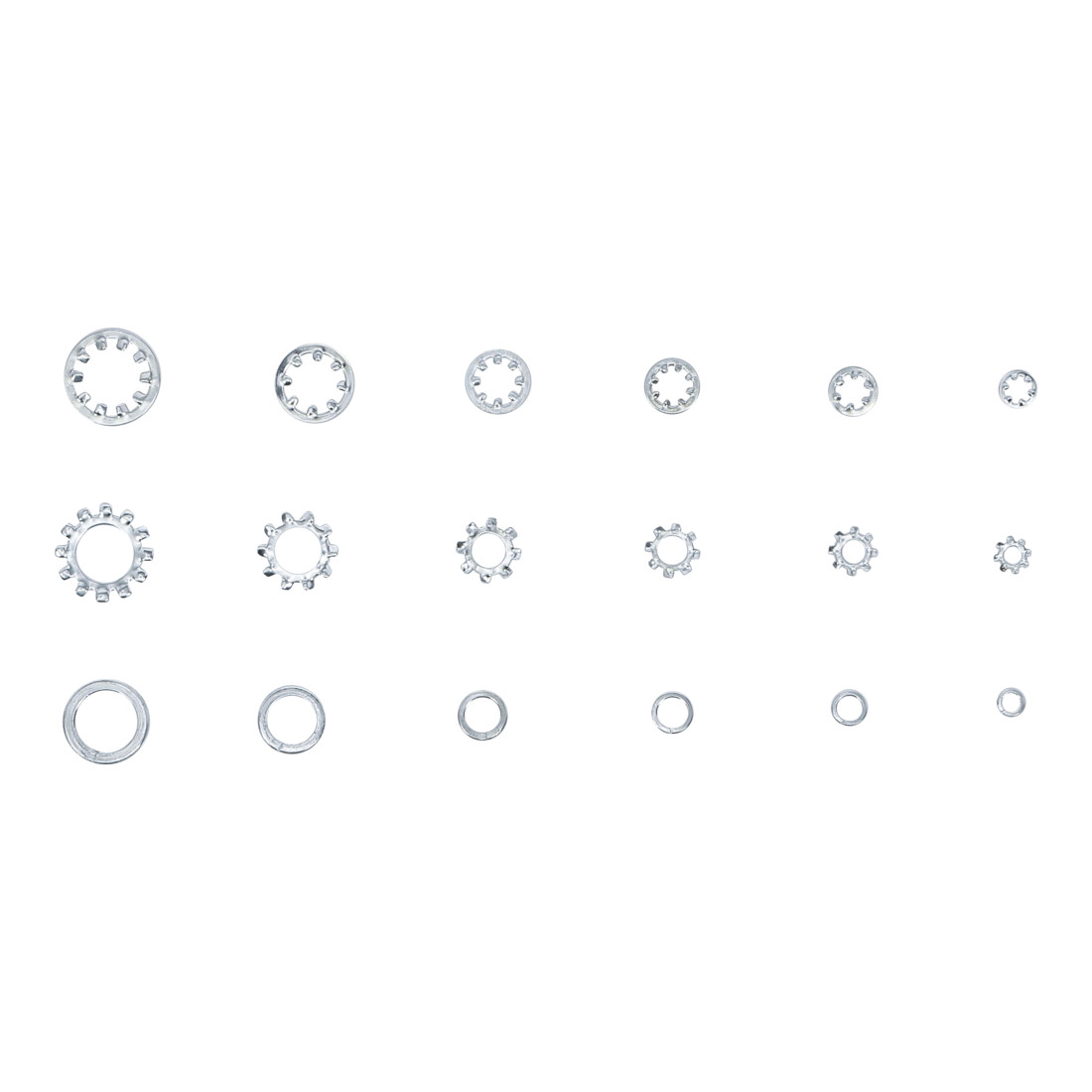 BGS Assortiment de rondelles 720 pièces