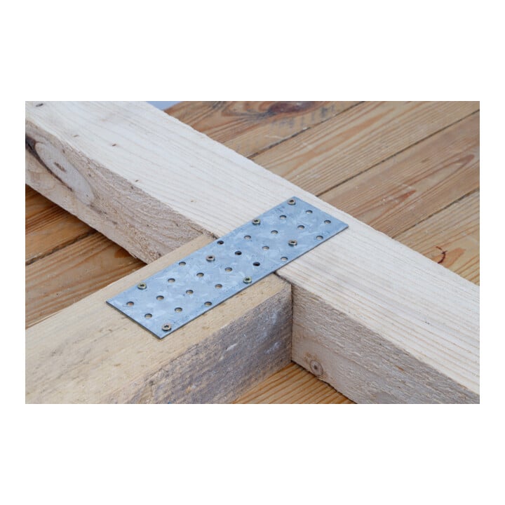 BGS Assortiment de tôles d’acier perforées 200 x 60 x 2 mm 4 pièces