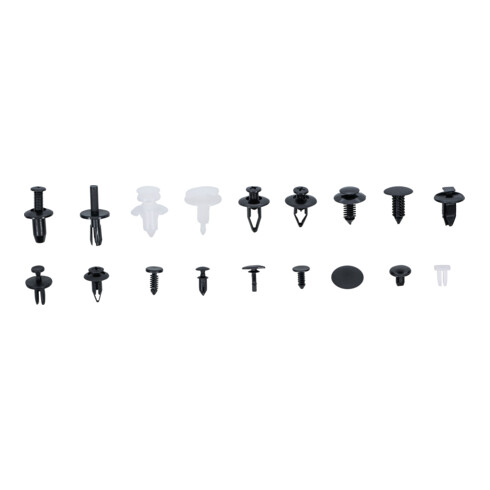 BGS Assortimento clip di fissaggio per Ford, Mazda, GM, Chrylser, Nissan, 415pz.