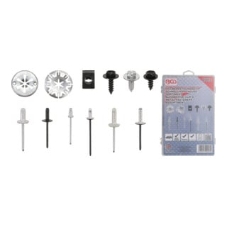 BGS Assortimento clip di fissaggio veicoli Audi, VW, Toyota, Mercedes-Benz, BMW, 400pz.