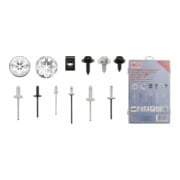 BGS Assortimento clip di fissaggio veicoli Audi, VW, Toyota, Mercedes-Benz, BMW, 400pz.