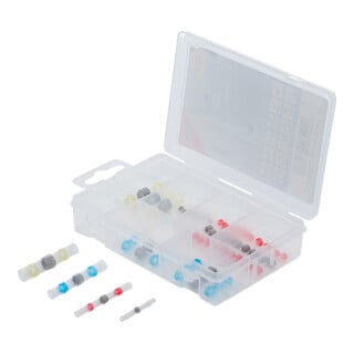 BGS Assortimento connettori per saldatura, termorestringenti, 30 pz.