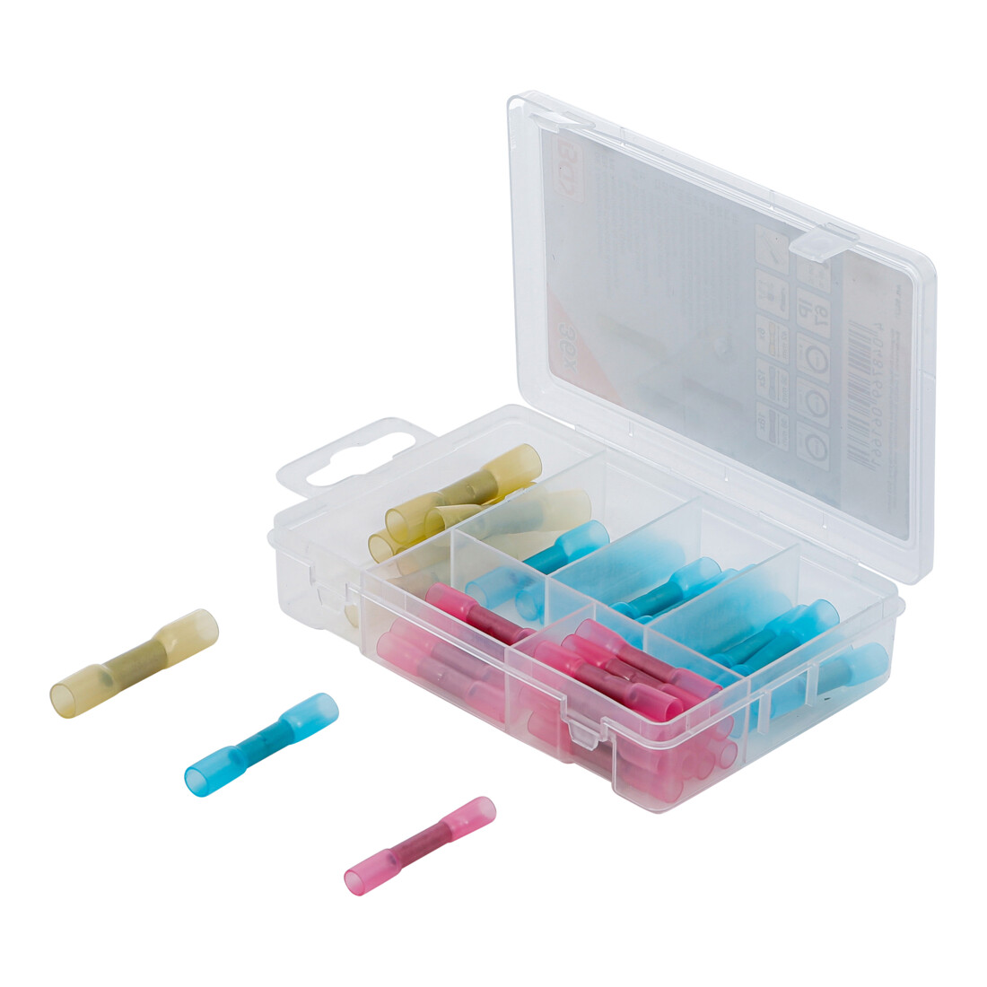 BGS Assortimento connettori per saldatura, termorestringenti, 36 pz.