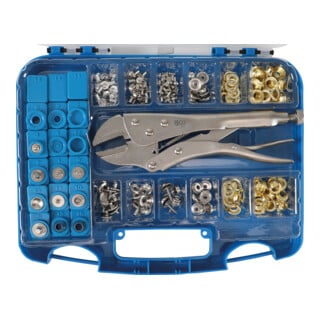 BGS Assortimento di bottoni a pressione e occhielli, 275pz.