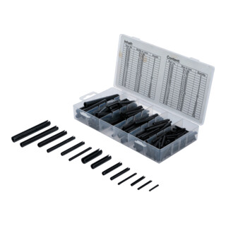 BGS Assortimento di perni e molle cave, 450pz.