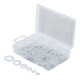 BGS Assortimento di rondelle, Ø 4 - 12 mm (diametro interno), 130 pezzi-1