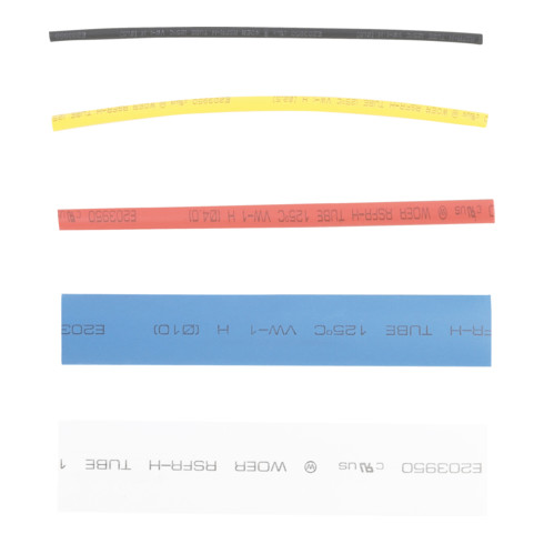 BGS Assortimento di tubi flessibili termoretrattili, colorati, 100pz.
