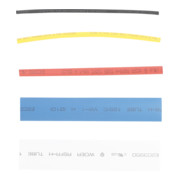 BGS Assortimento di tubi flessibili termoretrattili, colorati, 100pz.