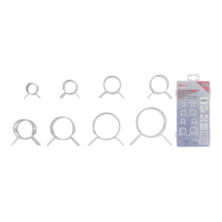 BGS Assortimento fascette stringitubo a molla, 80pz.