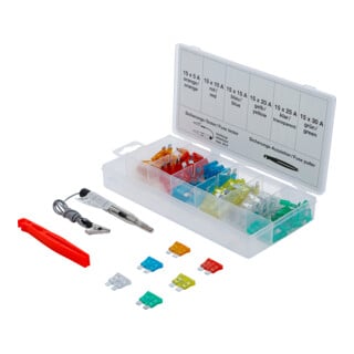 BGS Assortimento fusibili autoveicoli, standard, 92 pz.