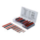 BGS Assortimento manicotti termorestringenti, rossi / neri, 150pz.-1