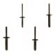 BGS Assortimento rivetti in plastica, per GM, BMW, Chrysler, VW, Ford, 235pz.-2