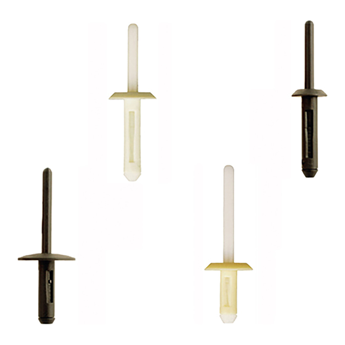 BGS Assortimento rivetti in plastica, per GM, BMW, Chrysler, VW, Ford, 235pz.