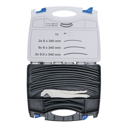 BGS Assortimento tubicini di plastica e frizioni, 95 pz.