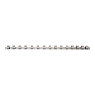 BGS Aufsteckschiene mit 15 Clips 12,5 mm