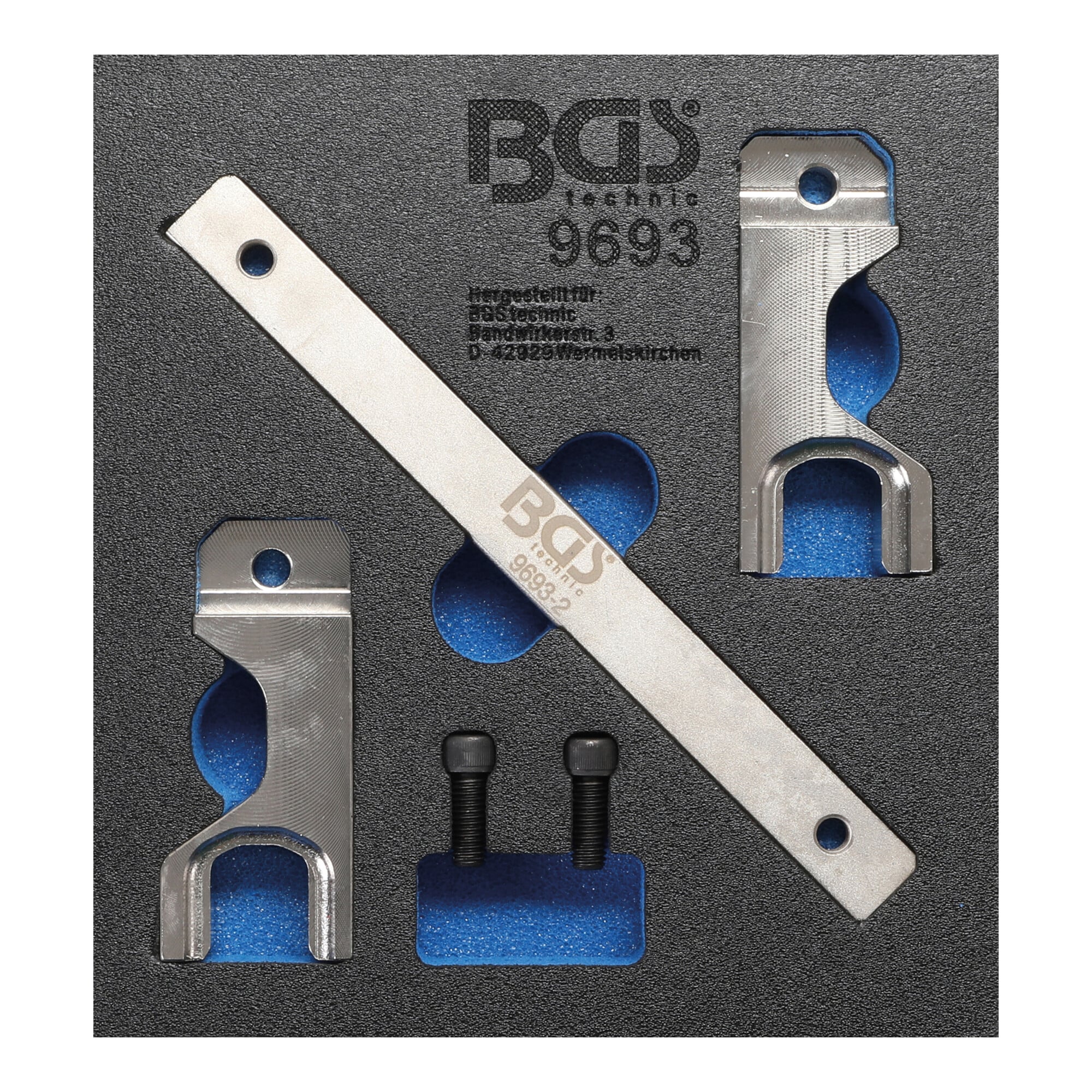 BGS Ausgleichswellen-Einstellwerkzeug-Satz für Mercedes-Benz OM651 ; BGS technic