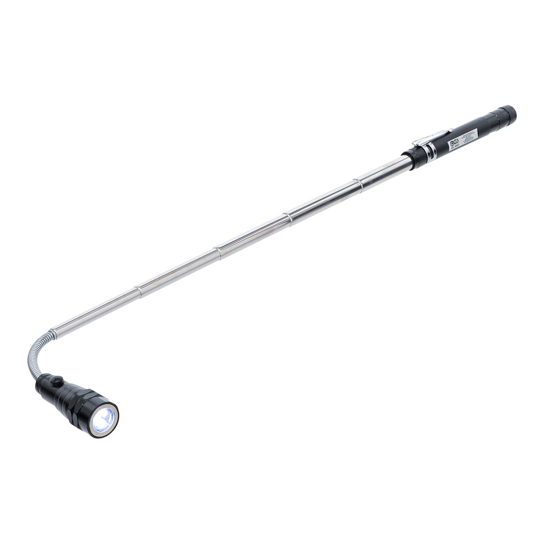 BGS Ausziehbare LED-Leuchte mit Magnetheber "2-IN-1"