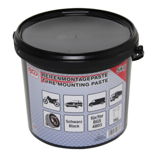 BGS Bandenmontagepasta zwart 5 kg
