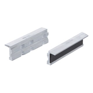 BGS bankschroefbekken aluminium breedte 100 mm 2-delig met V-profiel