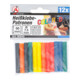 BGS Bâtonnets de colle chaude multicolores Ø 7,5 mm, 50 mm 12 pièces