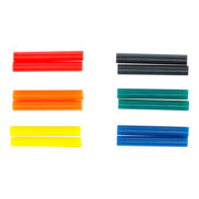 BGS Bâtonnets de colle chaude multicolores Ø 7,5 mm, 50 mm 12 pièces-4