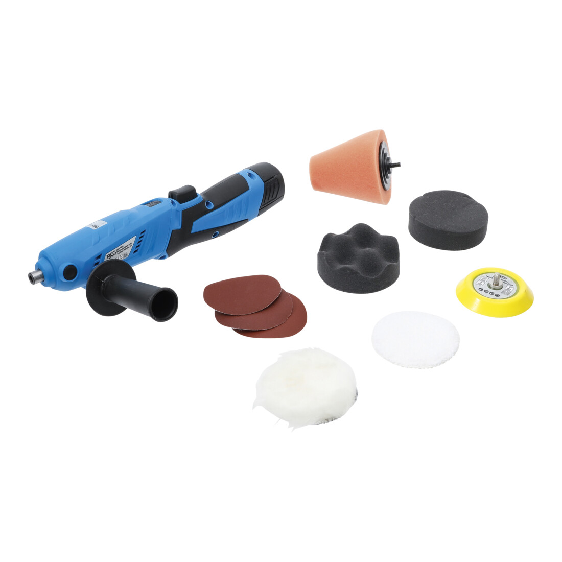 BGS Mini lucidatrice a batteria, max. 2800 rpm 12V 1500 mAh