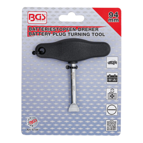 BGS Batteriestopfen-Dreher mit T-Griff 6744