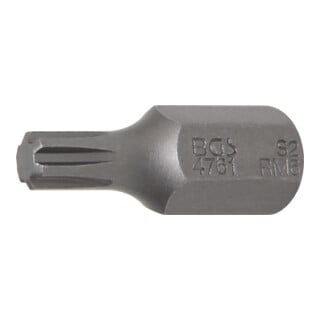 BGS Bit | 10 mm (3/8") buitenzeskant | wigprofiel (voor RIBE) M6